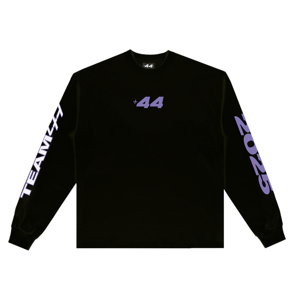 +44 2025 Team LH L/S Black Tee