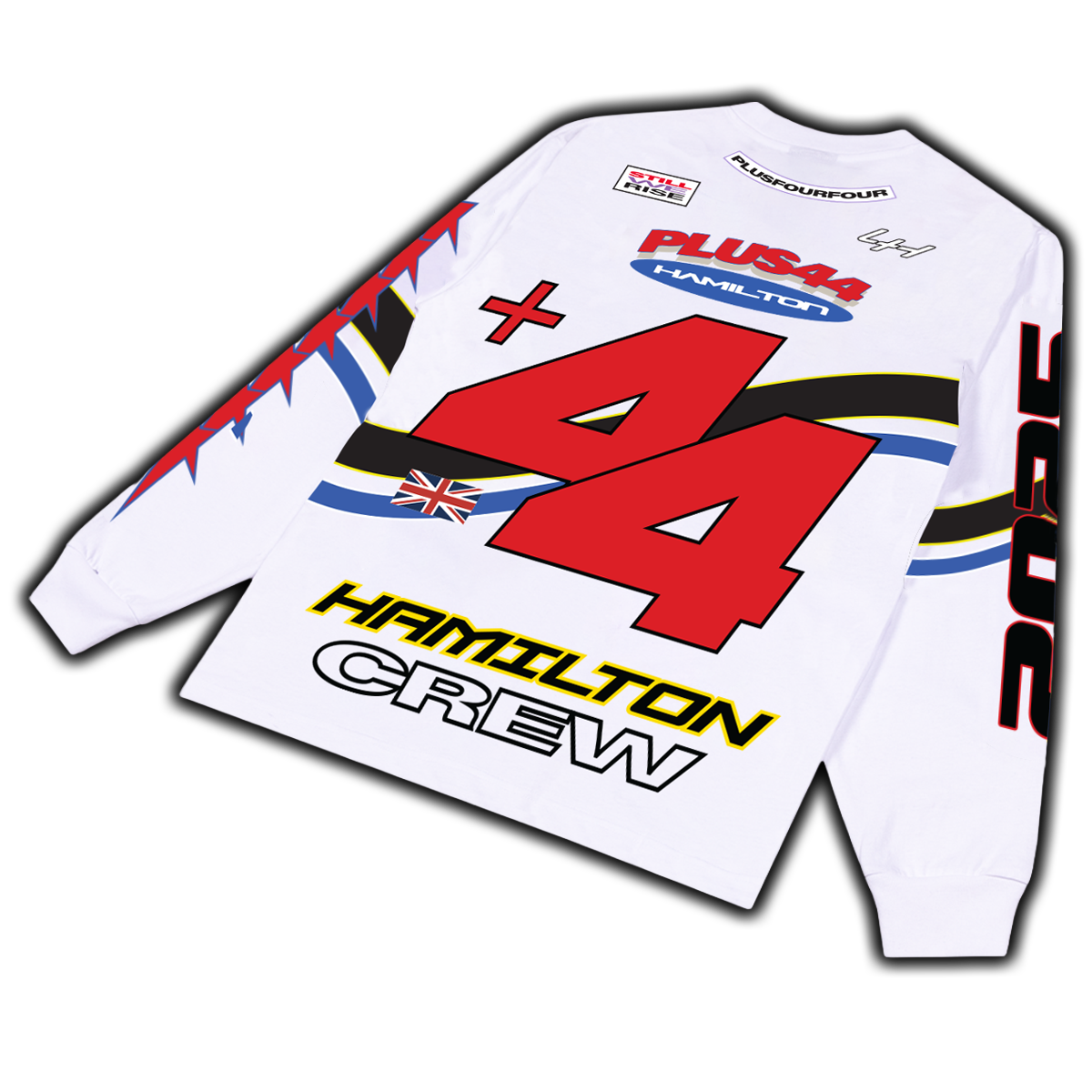 +44 Hamilton Moto L/S Tee - White