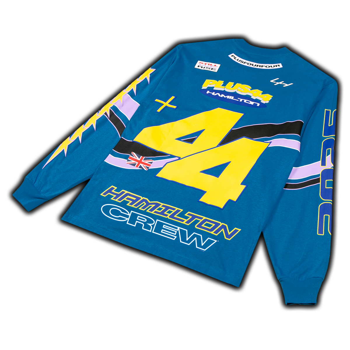 +44 Hamilton Moto L/S Tee - Blue