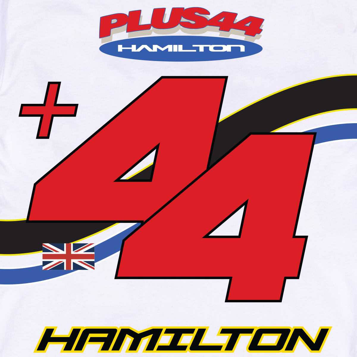 スポーツ選手 L.Hamilton 2018 Used Personal L/S Tee 44HamiltonCrewLongSleeveT-