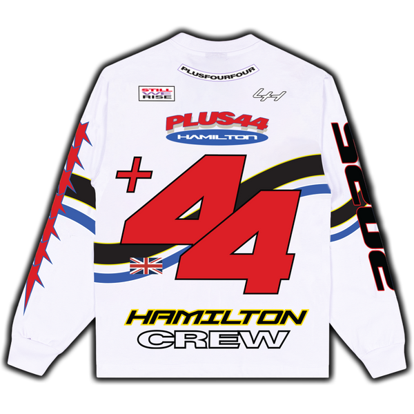 +44 Hamilton Moto L/S Tee - White