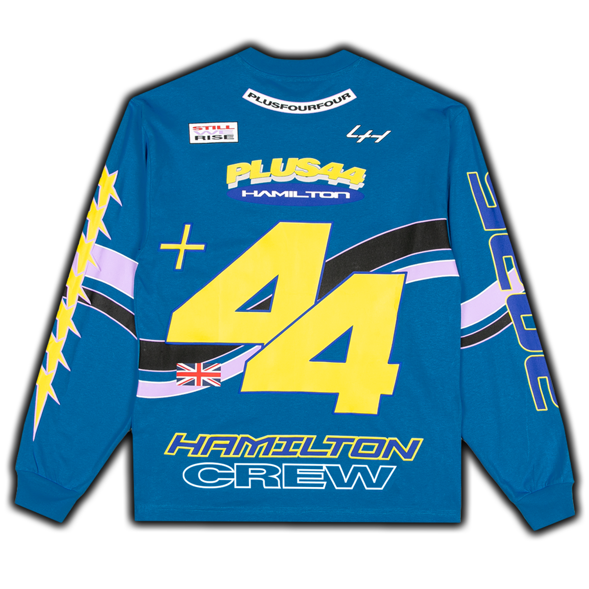 +44 Hamilton Moto L/S Tee - Blue