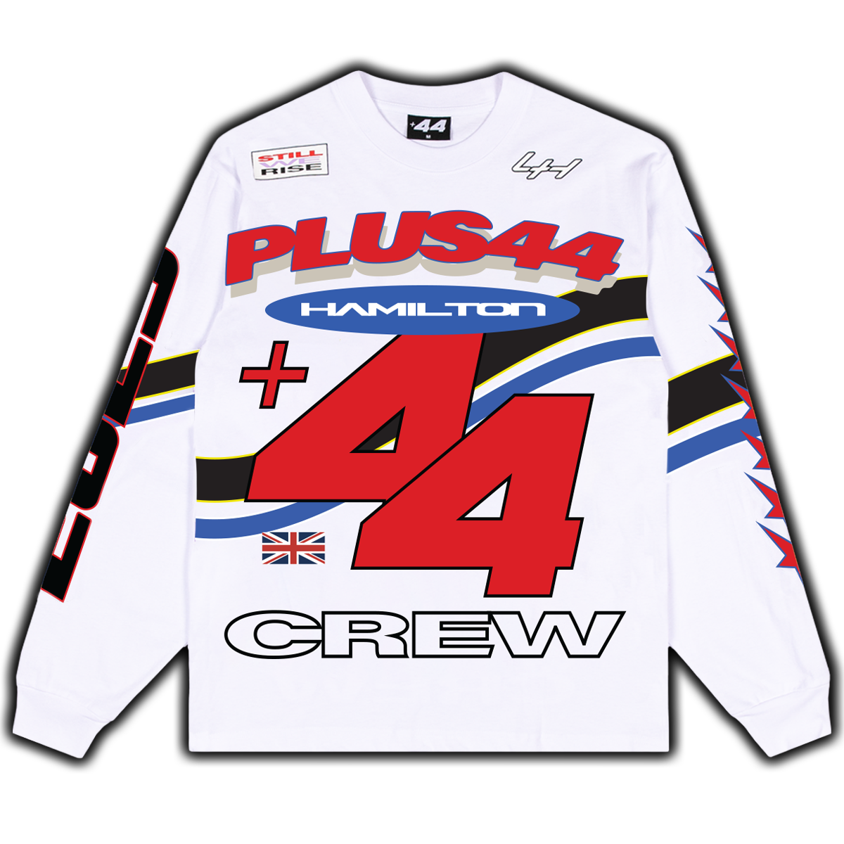 +44 Hamilton Moto L/S Tee - White