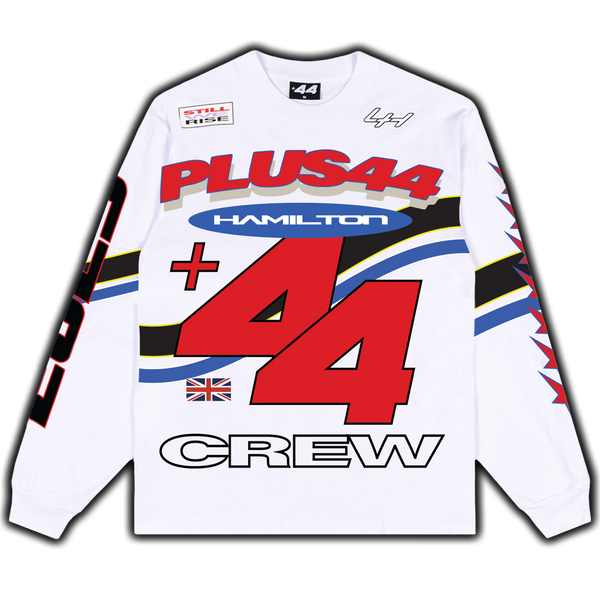 +44 Hamilton Moto L/S Tee - White