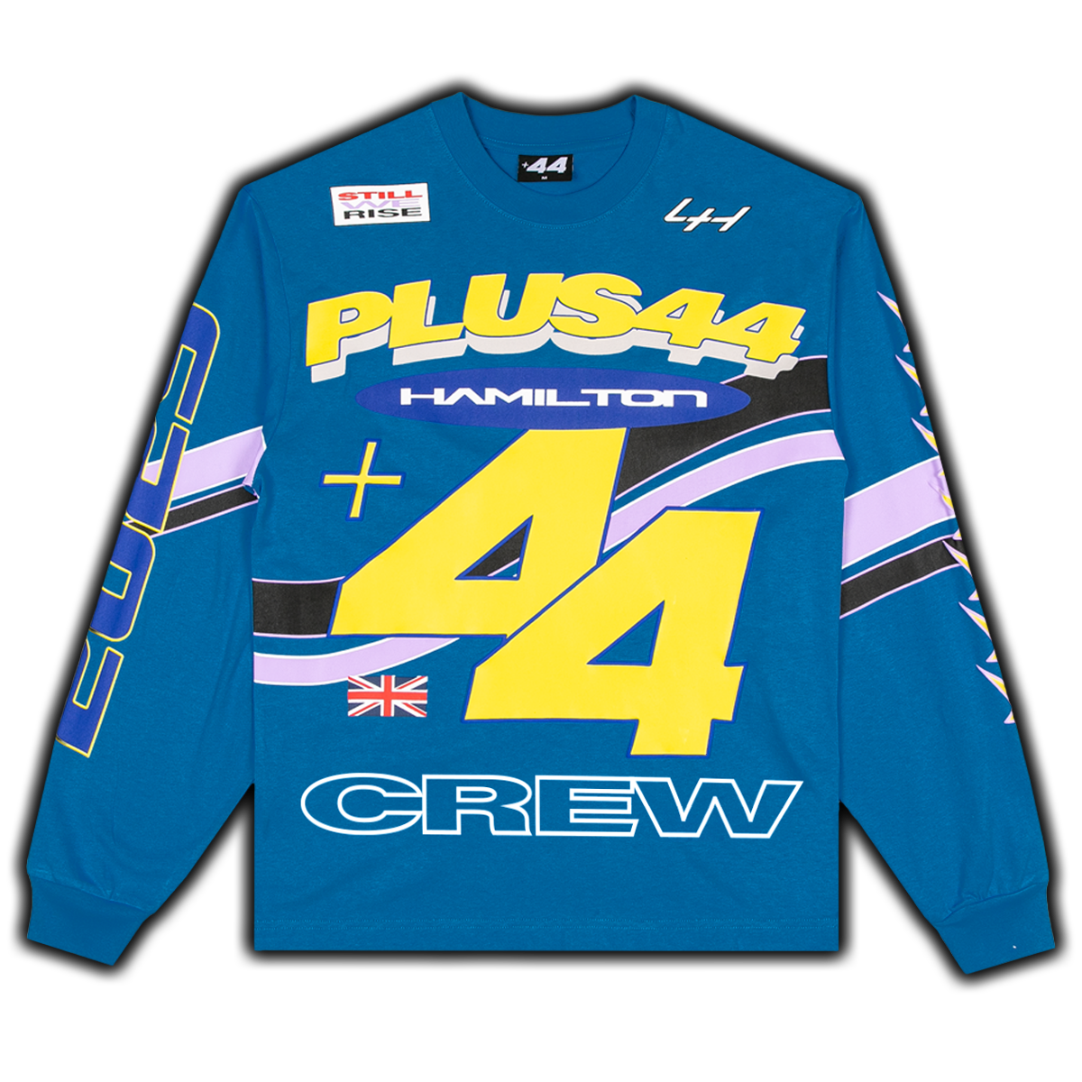 +44 Hamilton Moto L/S Tee - Blue