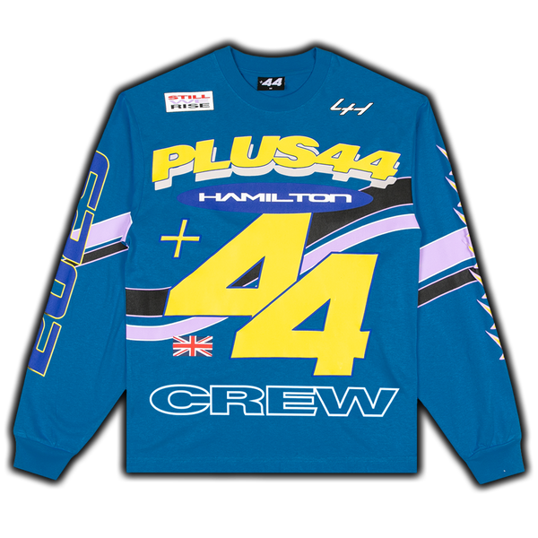 +44 Hamilton Moto L/S Tee - Blue