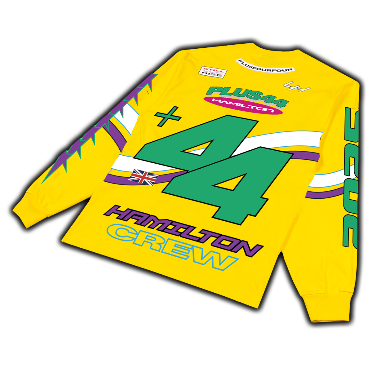 +44 Hamilton Moto L/S Tee - Yellow