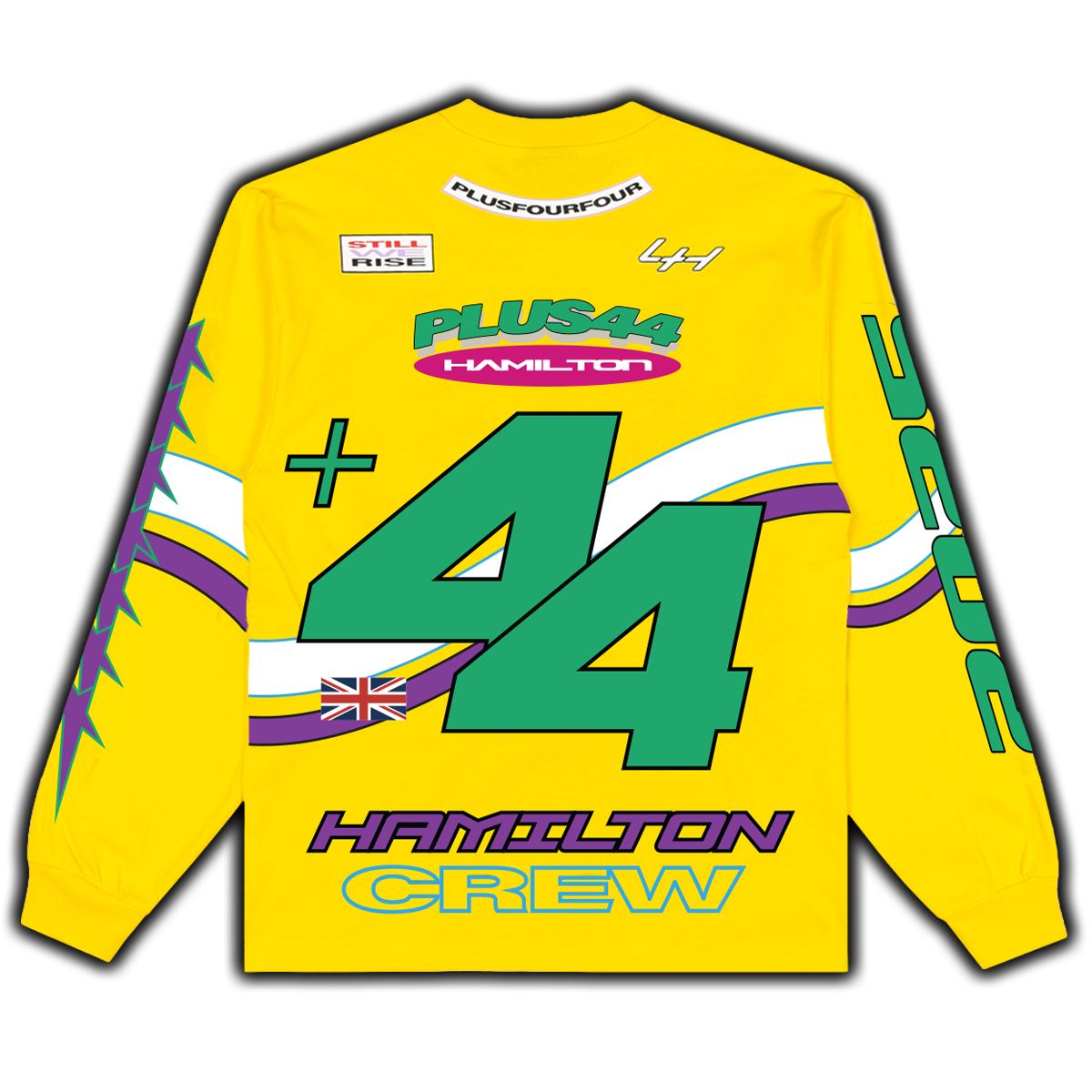 +44 Hamilton Moto L/S Tee - Yellow