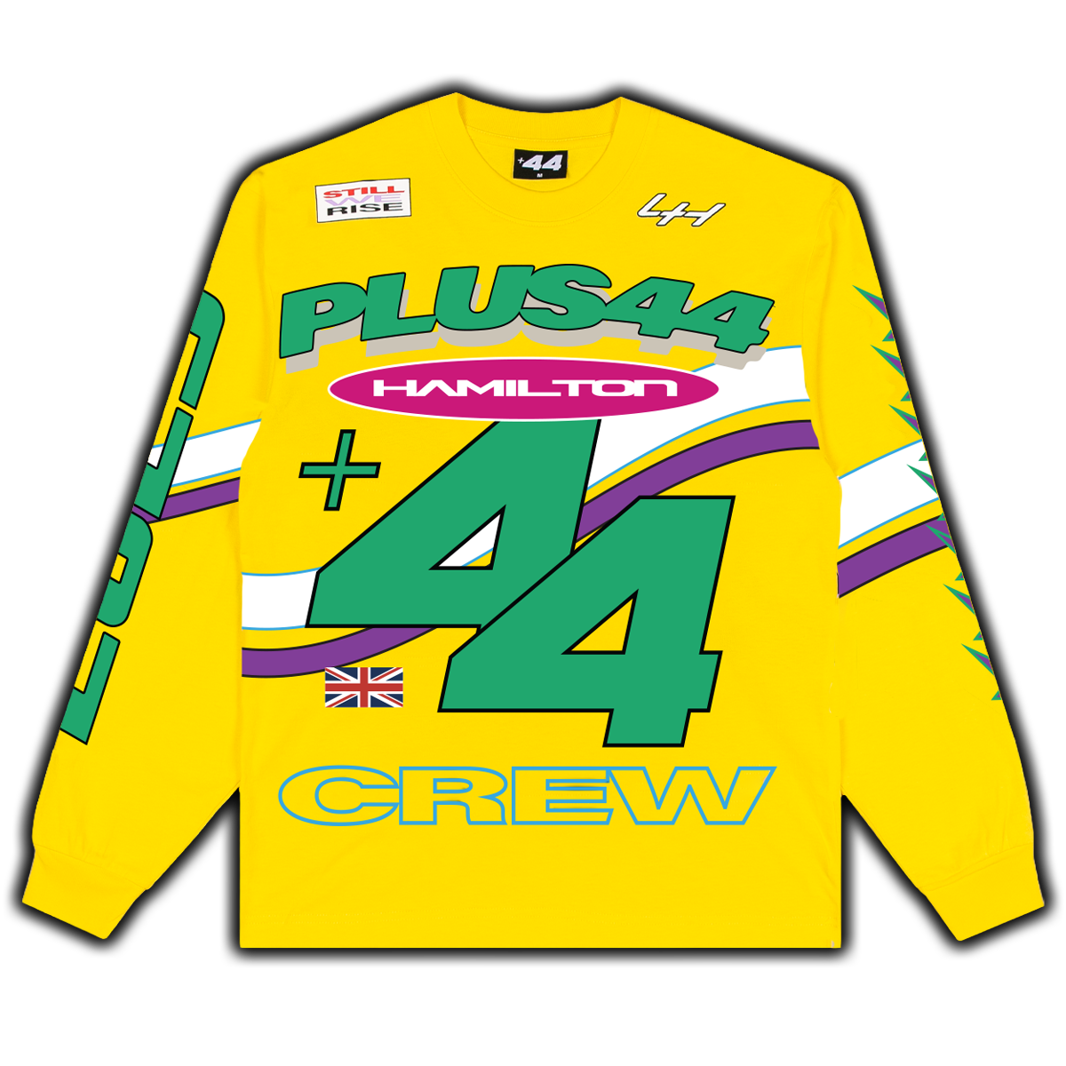 +44 Hamilton Moto L/S Tee - Yellow