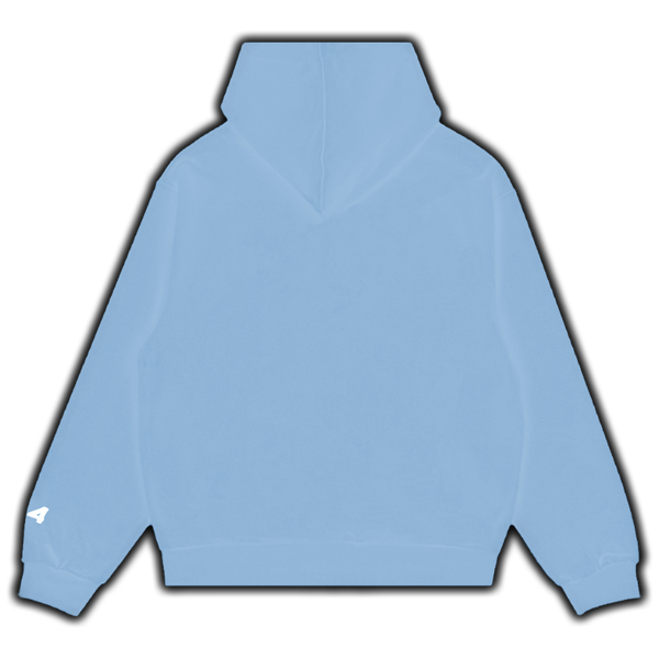 +44 PLUS44 Varsity Pullover Hoodie - Blue