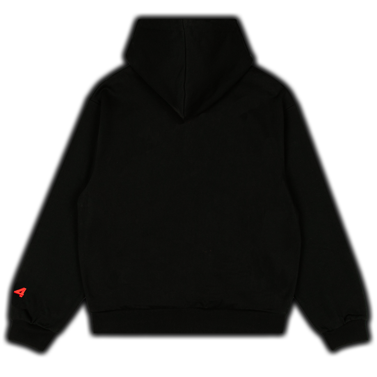 +44 PLUS44 Varsity Pullover Hoodie - Black