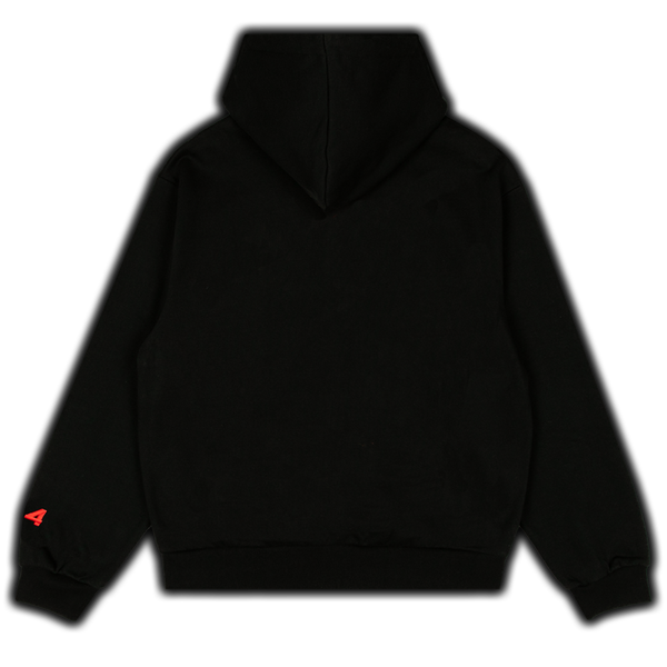 +44 PLUS44 Varsity Pullover Hoodie - Black
