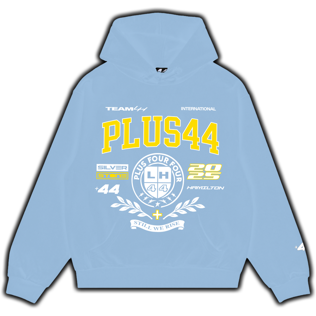 +44 PLUS44 Varsity Pullover Hoodie - Blue