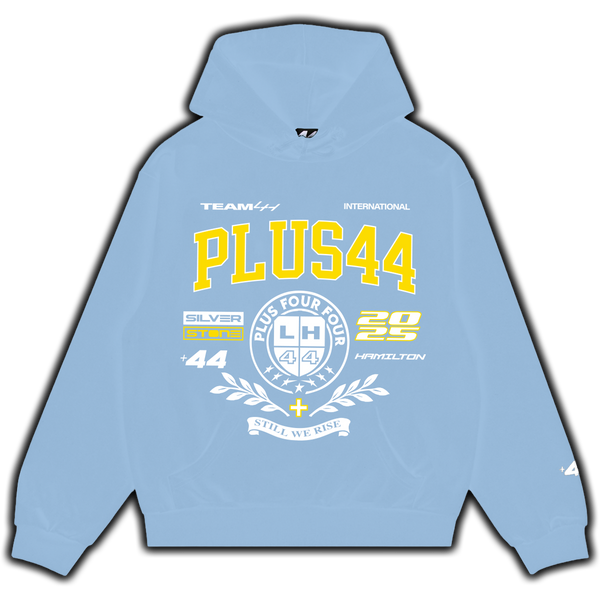 +44 PLUS44 Varsity Pullover Hoodie - Blue