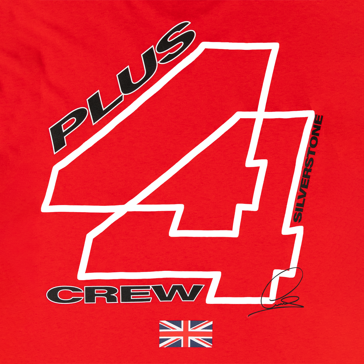 +44 Silverstone Crew 2025 Tee - Red