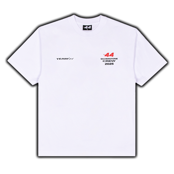 +44 Silverstone Crew 2025 Tee - White