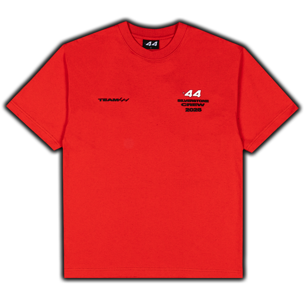 +44 Silverstone Crew 2025 Tee - Red