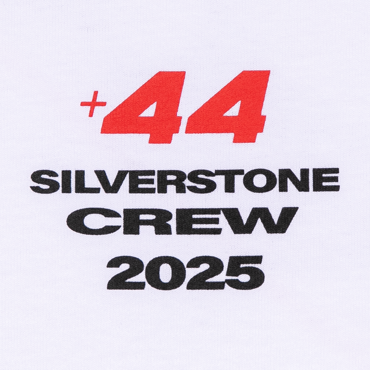 +44 Silverstone Crew 2025 Tee - White