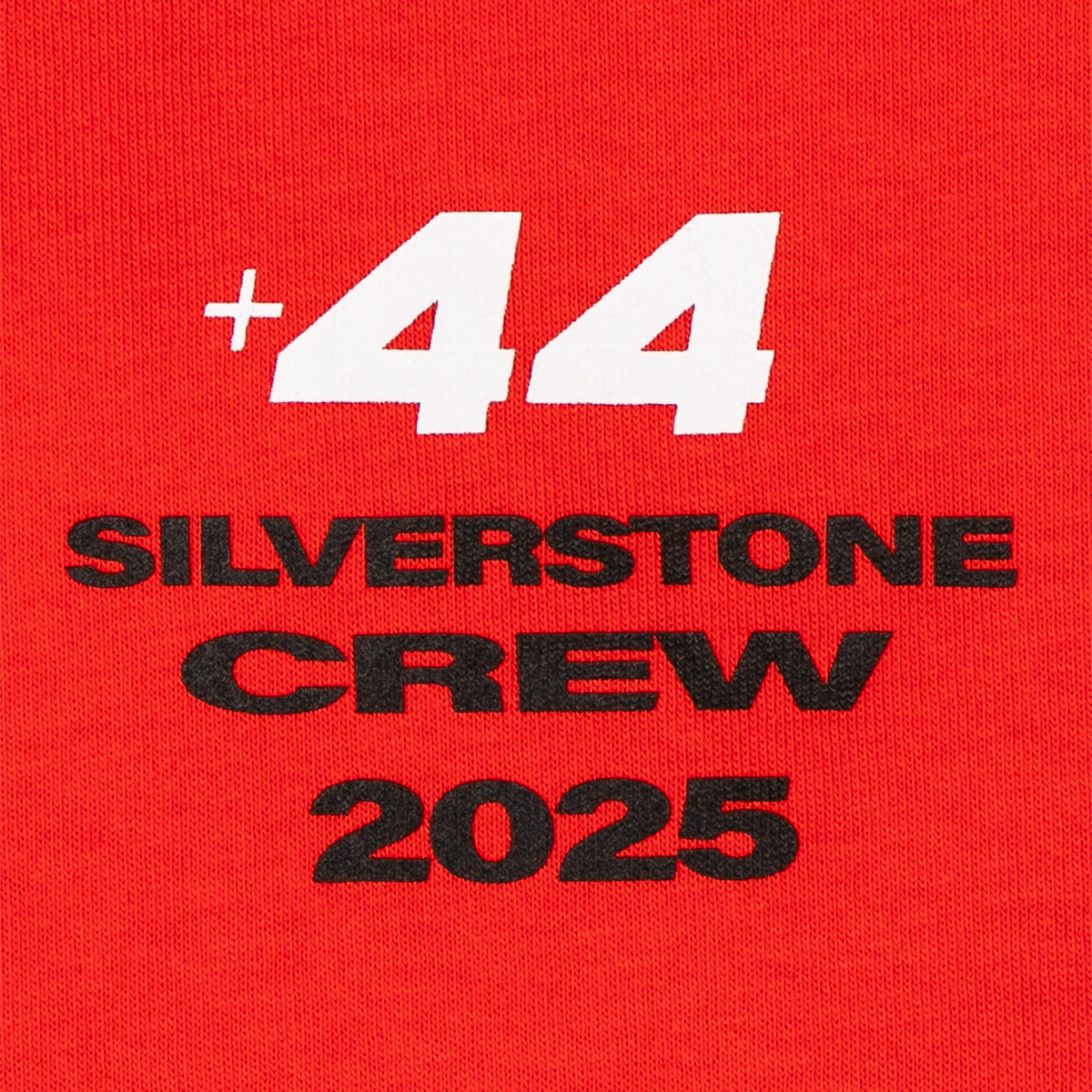+44 Silverstone Crew 2025 Tee - Red
