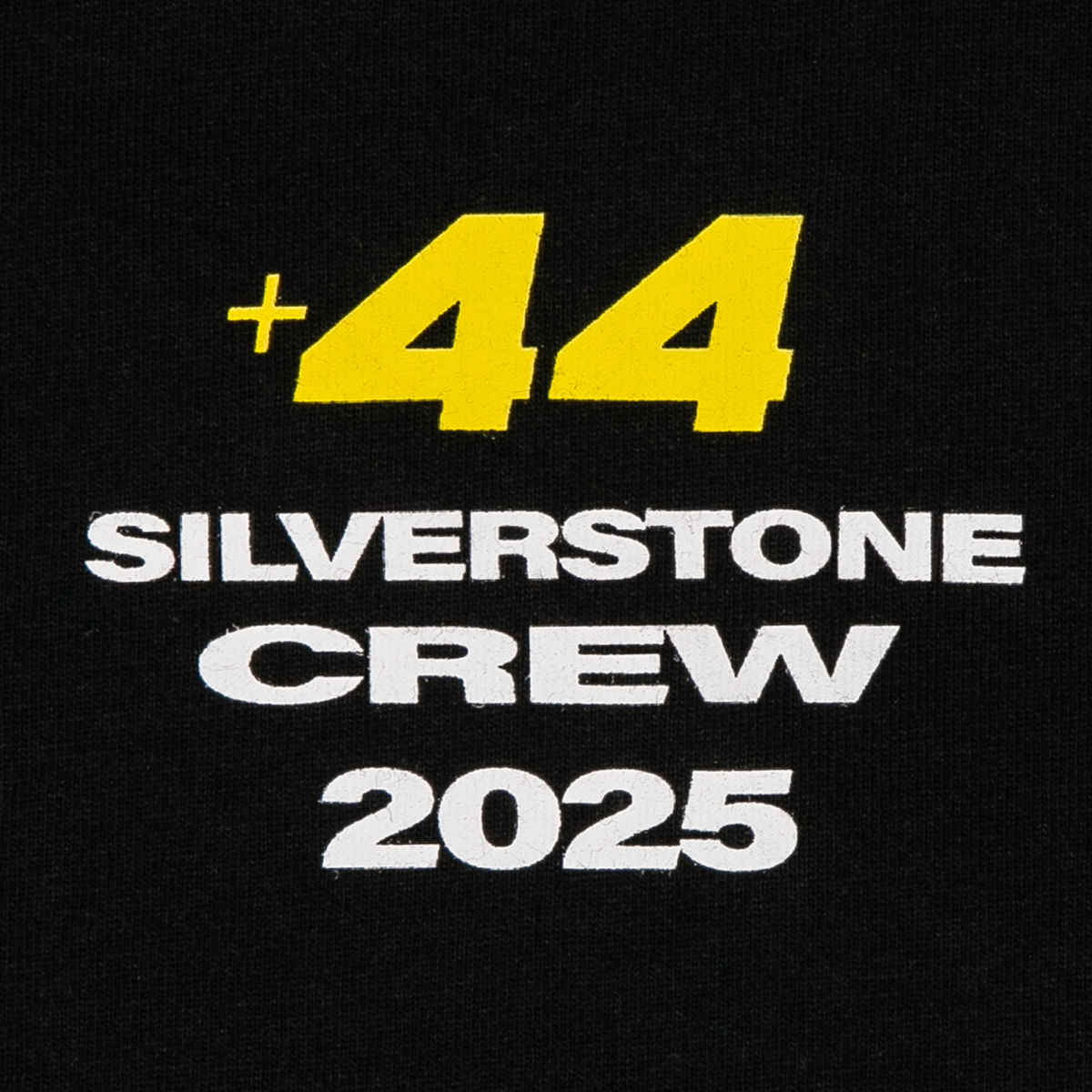 +44 Silverstone Crew 2025 Tee - Black