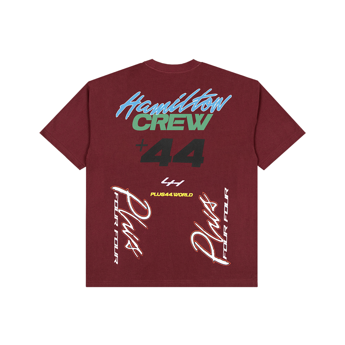 HAMILTON CREW TEE - RUBY