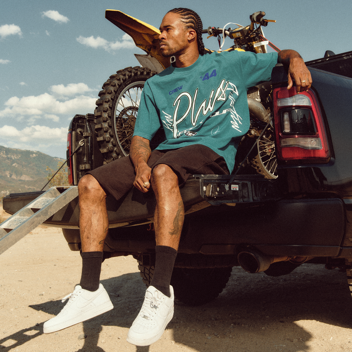 HAMILTON CREW TEE - TEAL