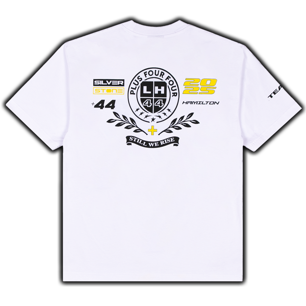 PLUS44 Varsity Tee - White