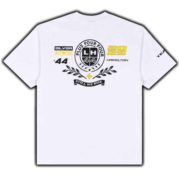 PLUS44 Varsity Tee - White