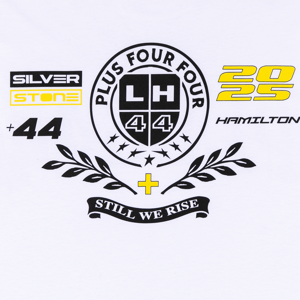 PLUS44 Varsity Tee - White