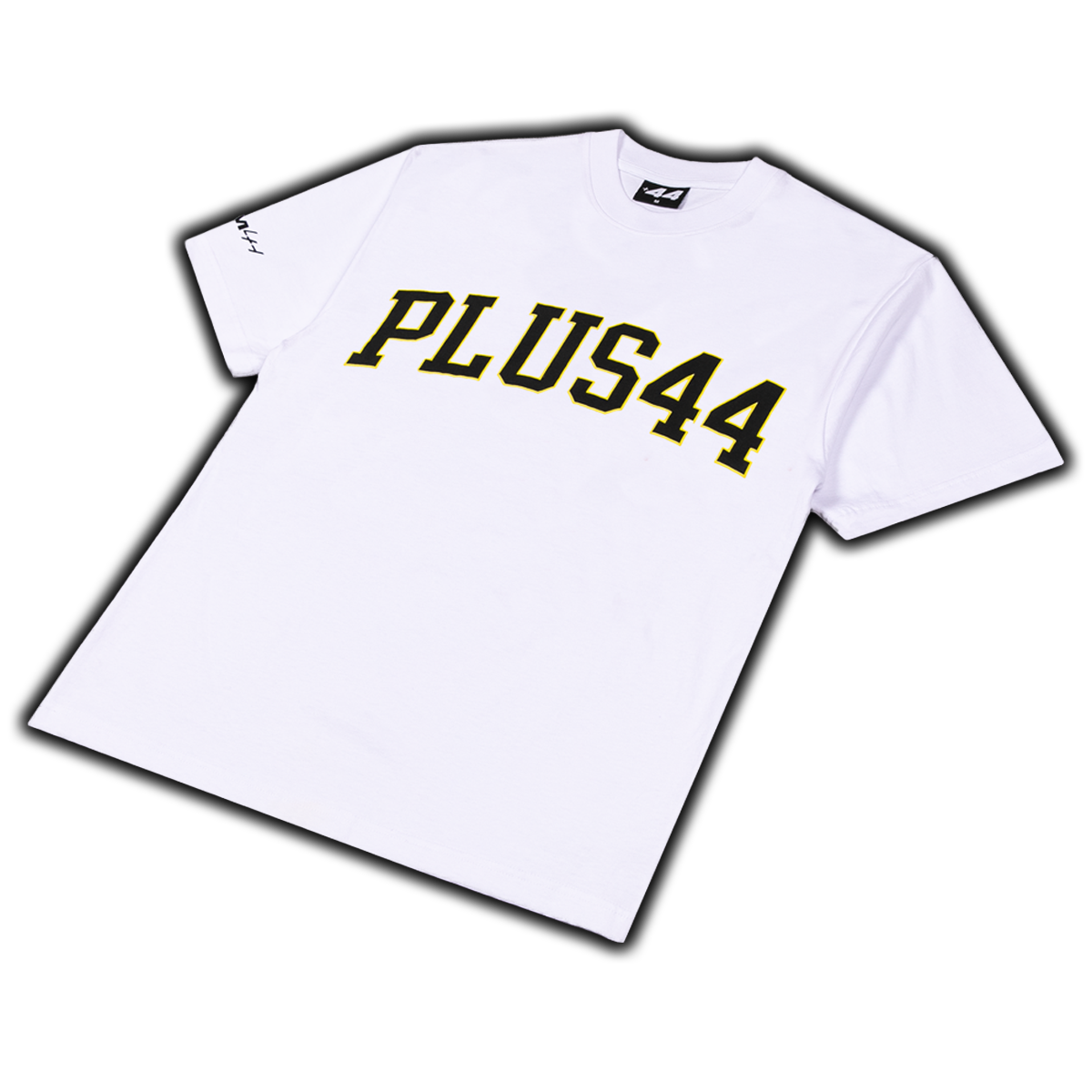PLUS44 Varsity Tee - White