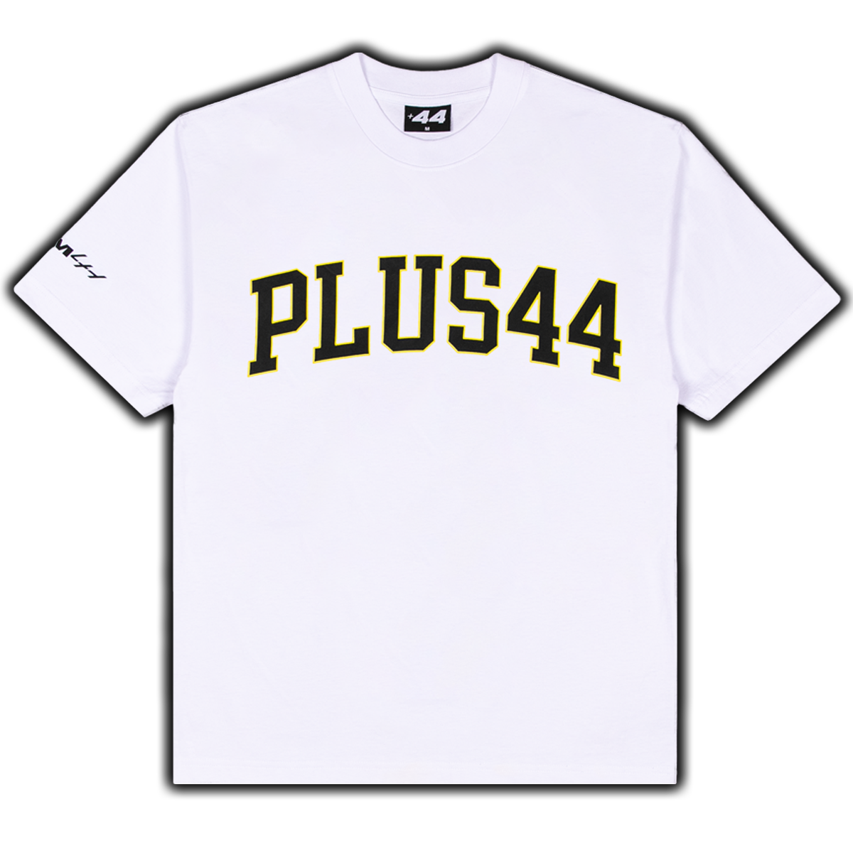 PLUS44 Varsity Tee - White