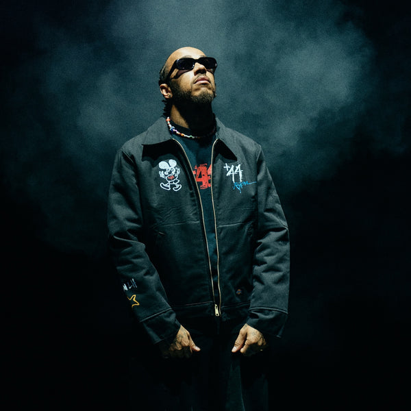 Steadman Stars Zip Up Quilted Jacket - Black