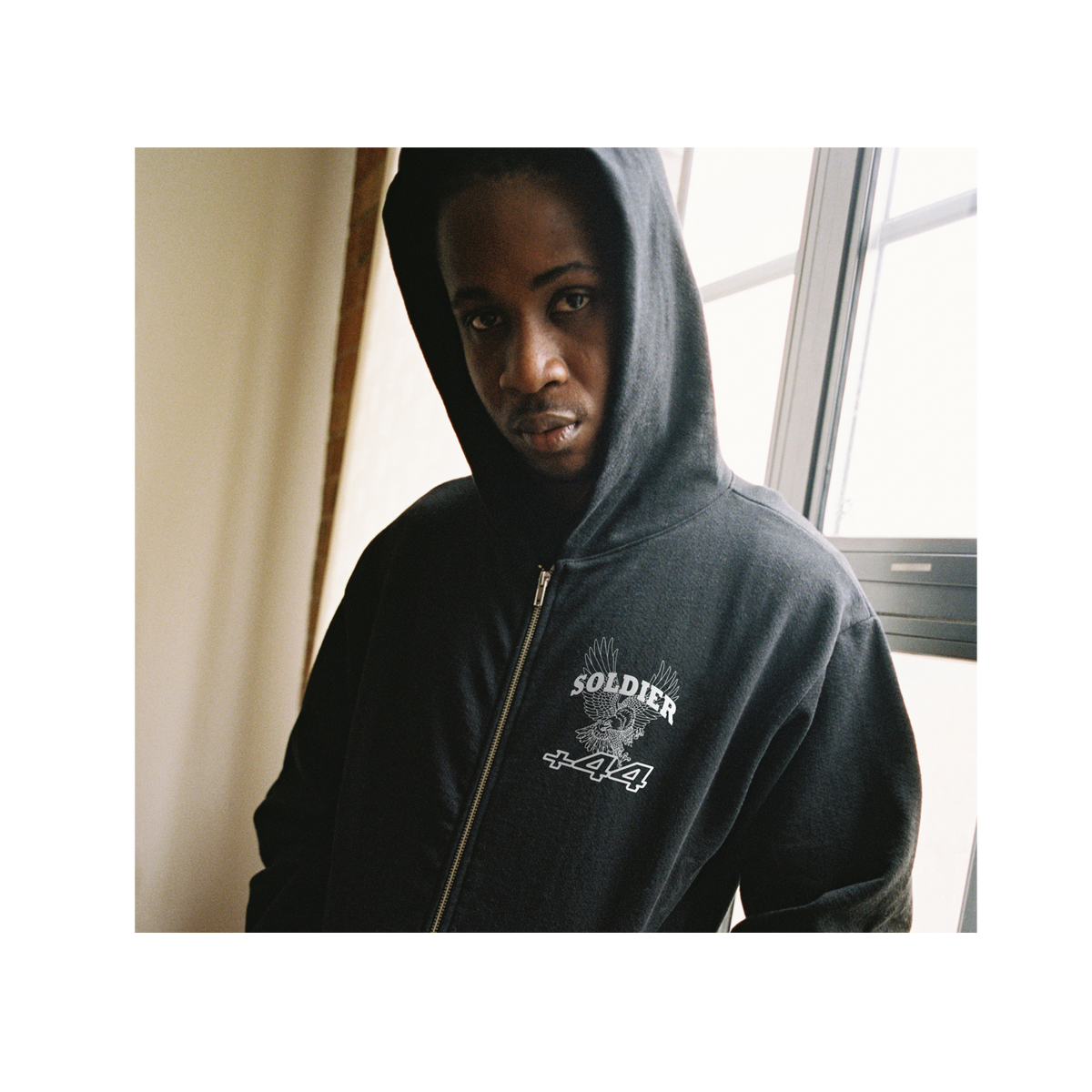 SOLDIER RACER ZIP-UP HOODIE