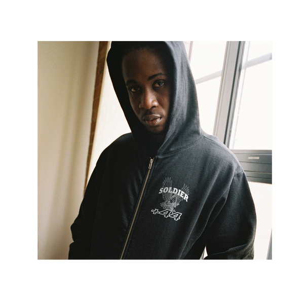 SOLDIER RACER ZIP-UP HOODIE