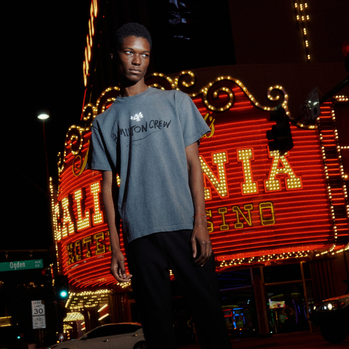 Hamilton Crew Classic Short Sleeve Tee - Slate Grey