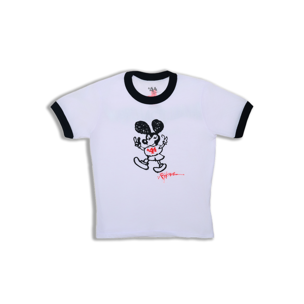 Lucky Baby Rib Tee - White