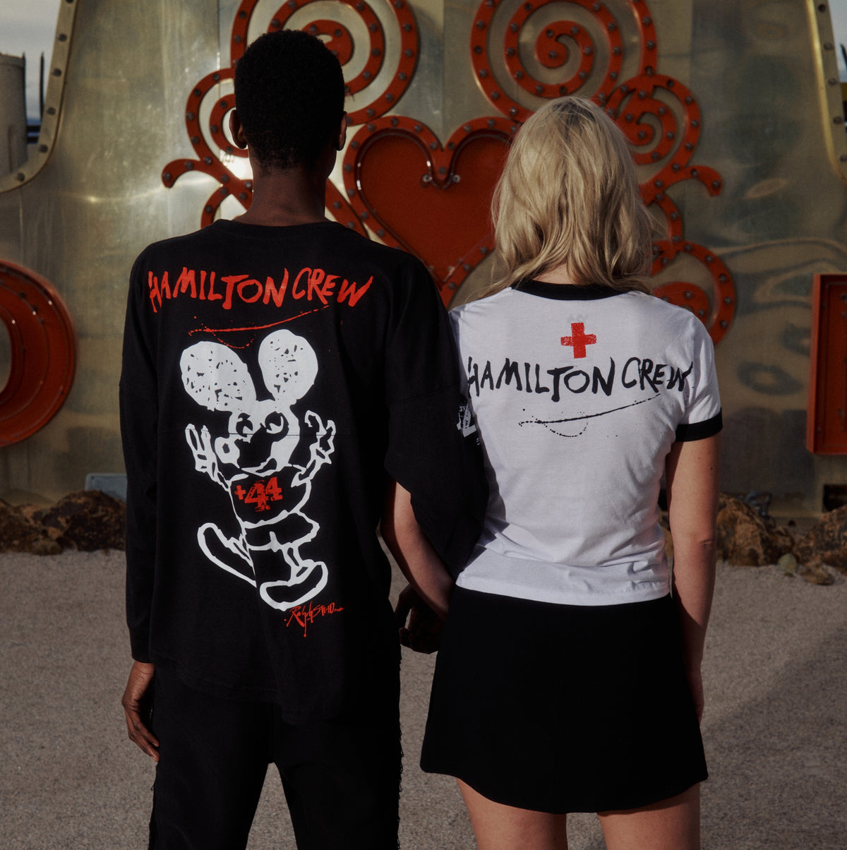 Lucky Baby Rib Tee - White