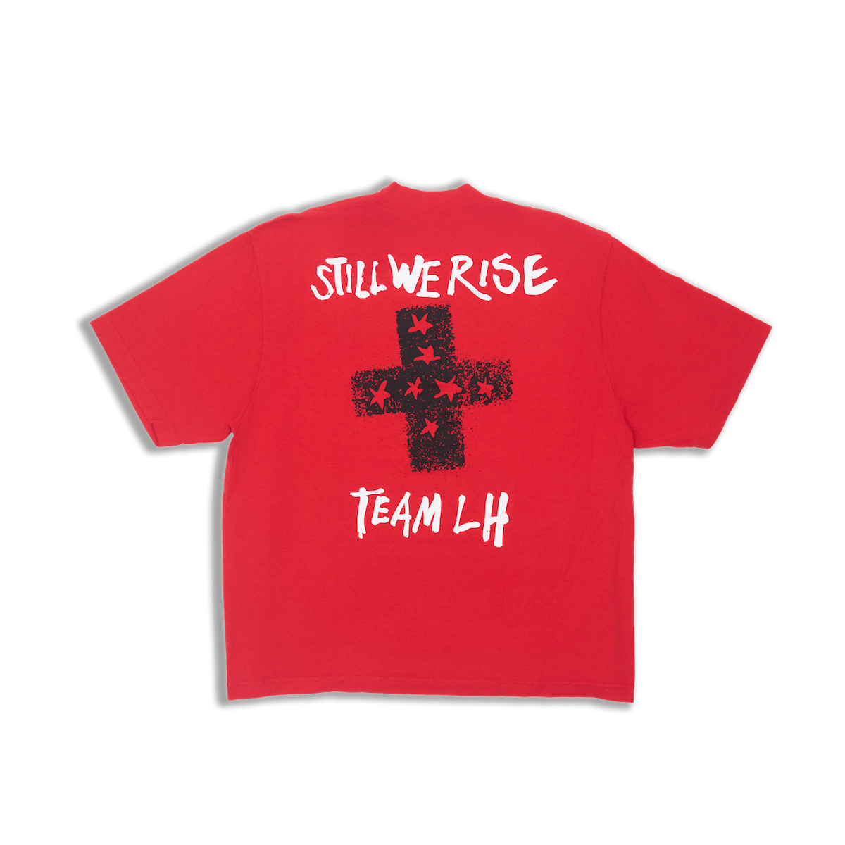 Lucky Mouse Boxy Short Sleeve Tee - Red