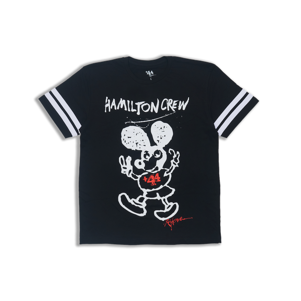 Lucky Mouse Jersey Short Sleeve Tee - Black