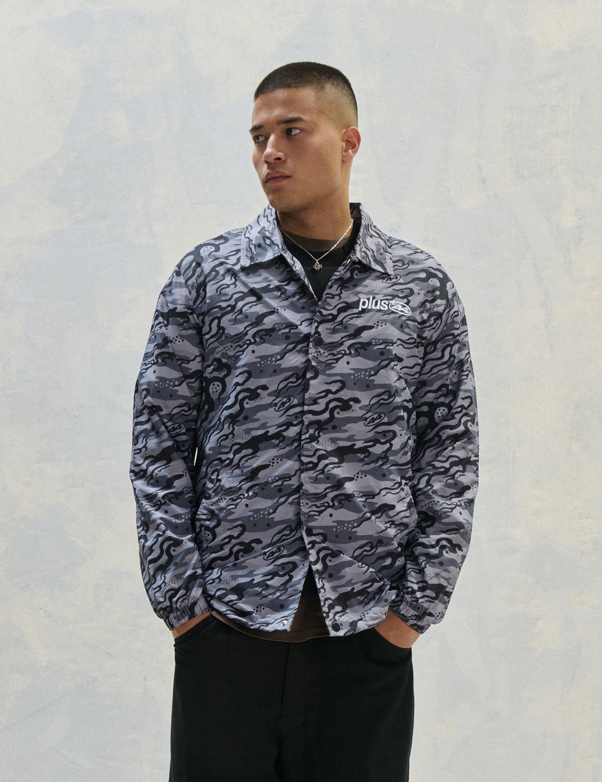 Celestial Camo Coach Jacket