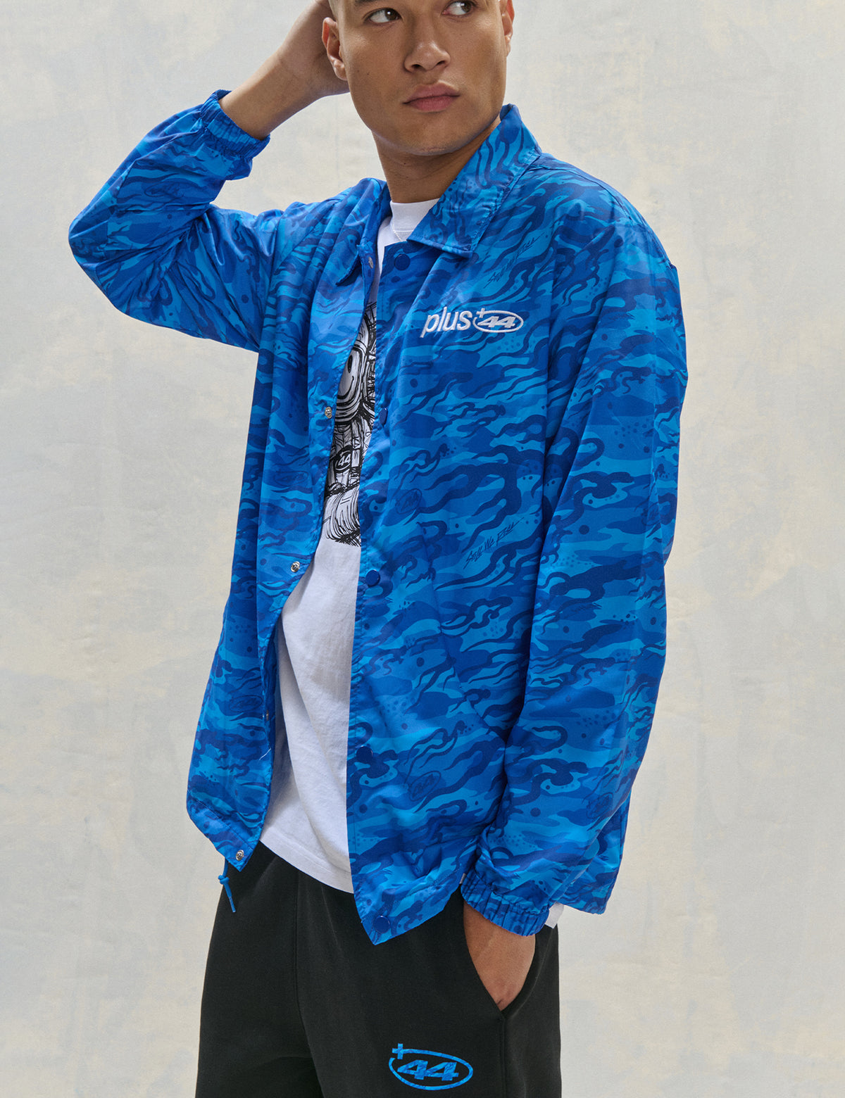 Celestial Camo Coach Jacket