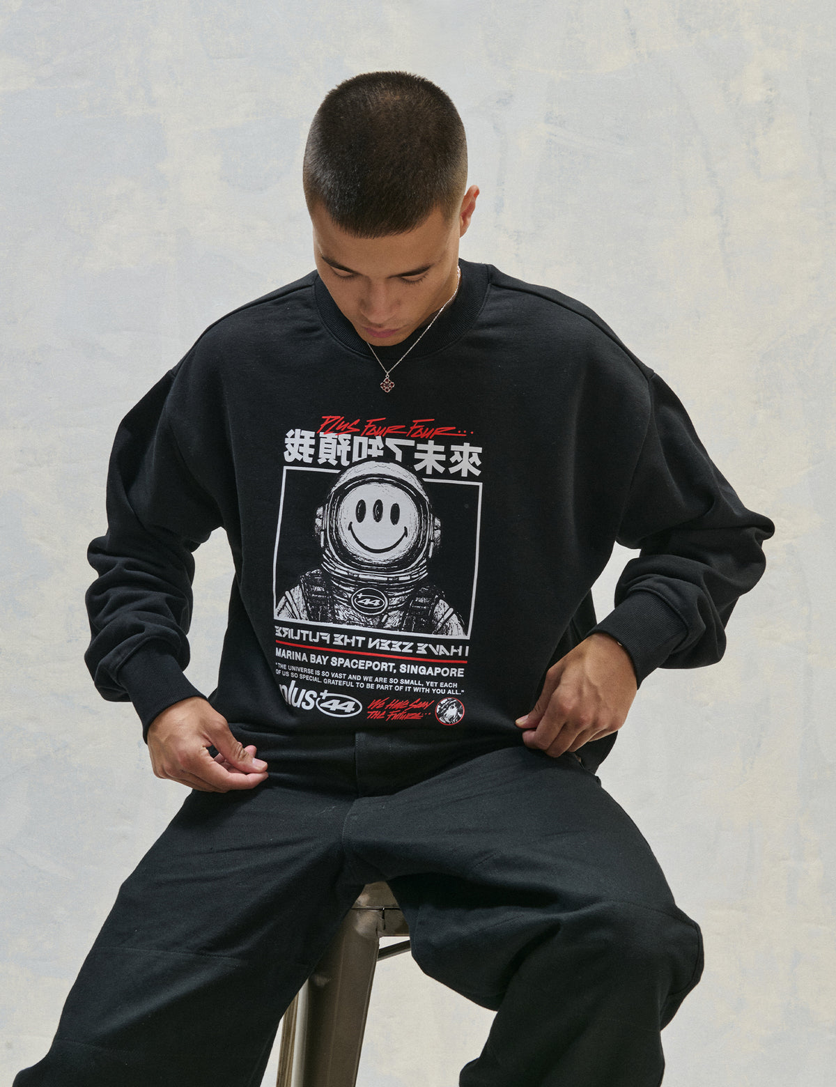Marina Spaceport Heavyweight Crewneck