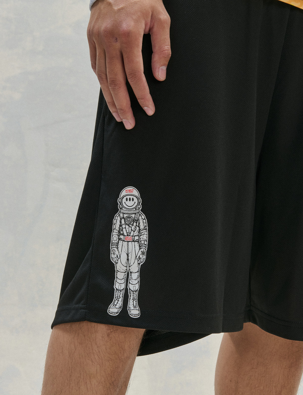 Spaceman Mesh Shorts