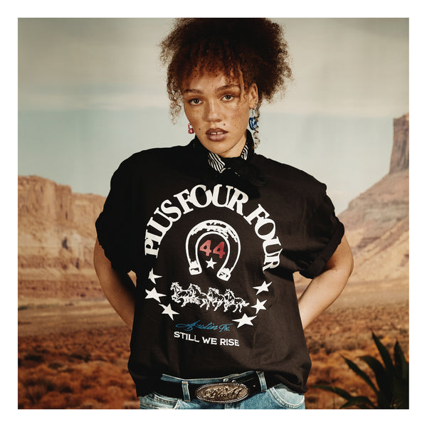 High Plains Boxy Tee - Black