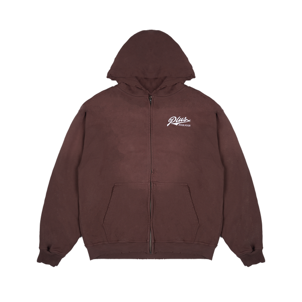 High Plains Zip Hoodie - Saddle Brown