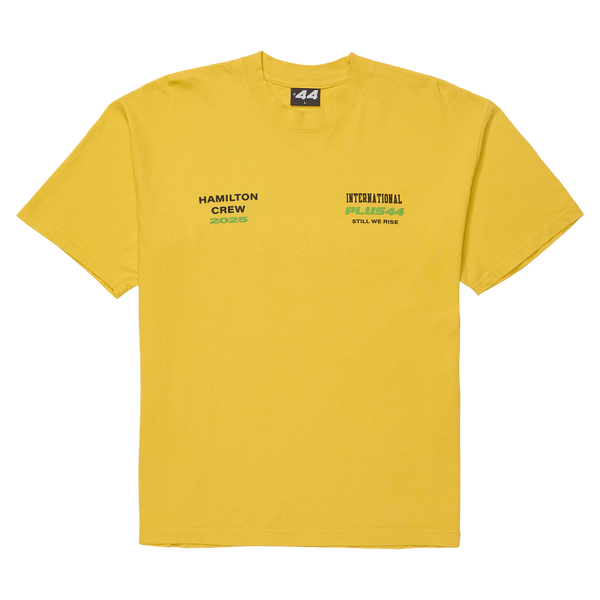 +44 2025 International Tee - Yellow