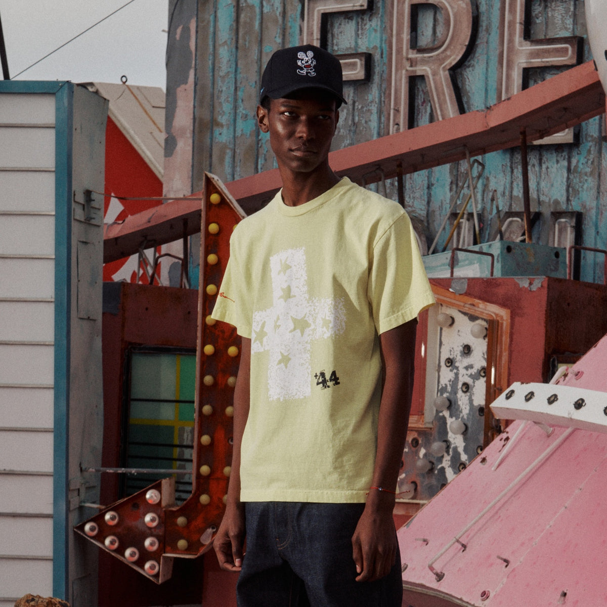 Still We Rise Steadman Classic Short Sleeve Tee - Acid Yellow